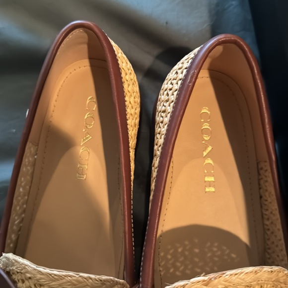 Coach Jolene Raffia Loafer 8 - Picture 5 of 5